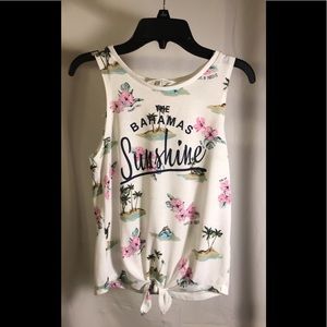 Girls Bahamas tank top! Perfect for summer